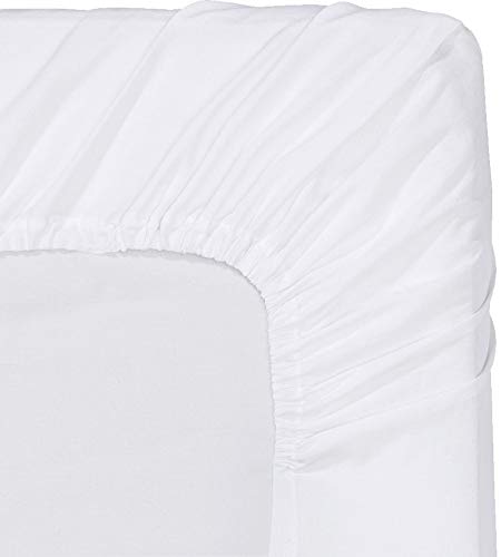 Utopia Bedding Twin Fitted Sheets - Bulk Pack of 6 Bottom Sheets - Soft Brushed Microfiber - Deep Pockets - Shrinkage & Fade Resistant - Easy Care (White)