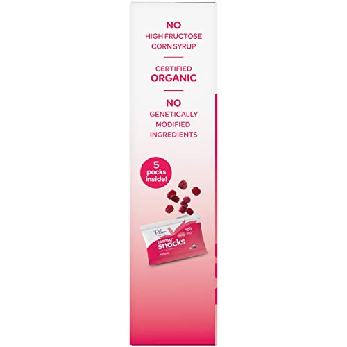 Plum Organics Teensy Snacks Soft Fruit Snacks - Mixed Berry - 5 Count (Pack of 8) - Organic Toddler Food Fruit Snacks