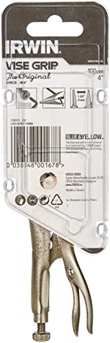 IRWIN VISE-GRIP Original Locking Pliers, Long Nose, 4-Inch (1602L3), 100mm