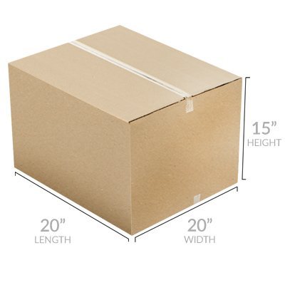 Moving Boxes Large Size 20x20x15" Boxes (Value 6 Pack) Packing/Shipping/Storage Boxes