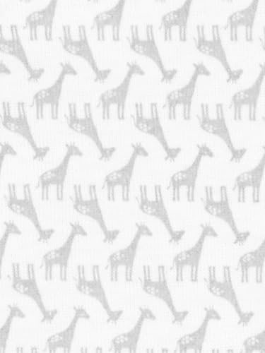 Simple Joys by Carter's Unisex Babies' Cotton Sleeper Gown, Pack of 3, Grey/White, 0-3 Months