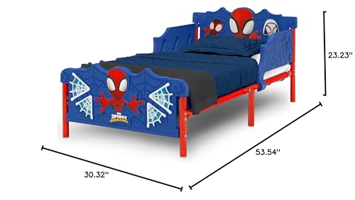 Delta Children Spidey and His Amazing Friends 3D Toddler Bed, Blue