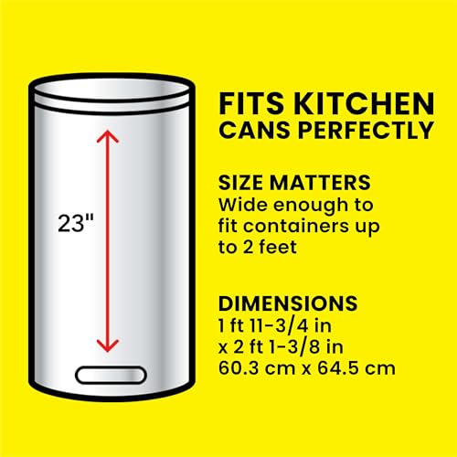 Glad ForceFlex MaxStrength Kitchen Trash Bags, 20 Gal, Fresh Clean Febreze, 80 Ct (Package May Vary)