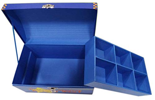 My Tiny Treasures Box Company Treasure Chest Box Desktop Size 10"x6"x6" for Teachers and Classroom Toy Prizes Awards for Star Students