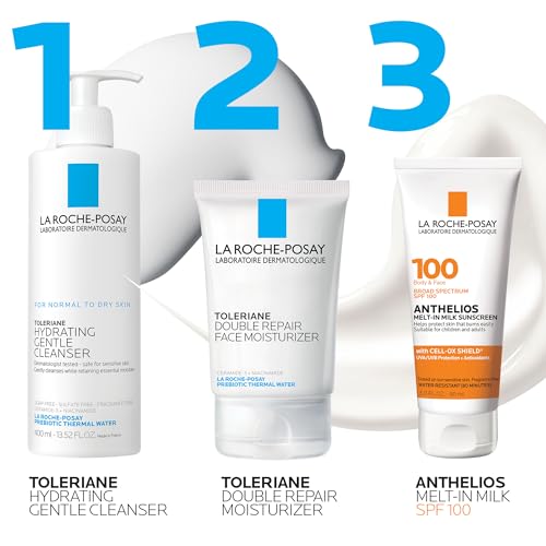 La Roche-Posay Anthelios Melt-In Milk Sunscreen SPF 100 | Sunscreen For Body & Face | Broad Spectrum SPF + Antioxidants | Oil Free Sunscreen Lotion | For Sun Sensitive Skin | Oxybenzone Free