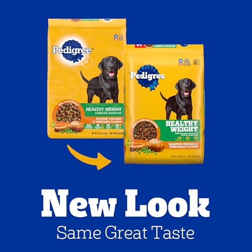 Pedigree Healthy Weight Adult Dry Dog Food, Roasted Chicken and Vegetable Flavor, 14 lb. Bag