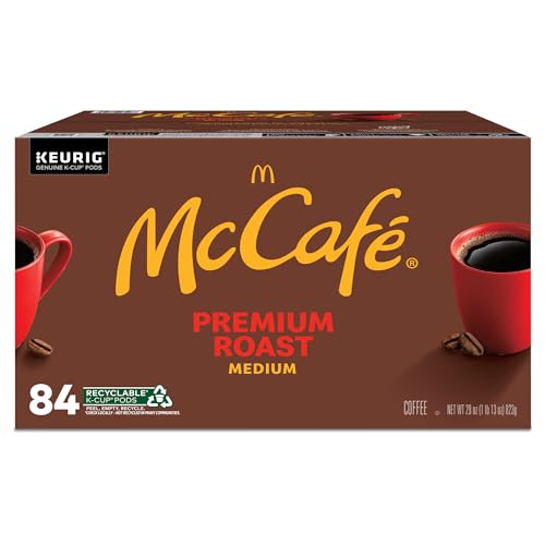 McCafe Premium Roast, Single-Serve Keurig K-Cup Pods, Medium Roast Coffee Pods Pods, 84 Count