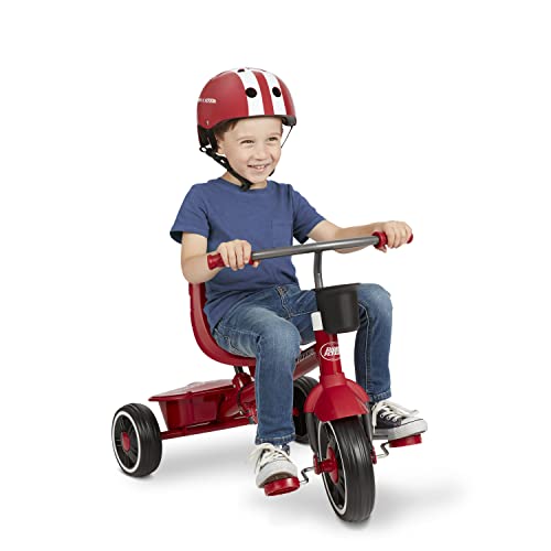 Toddler Bike, Kids Bike, Tricycle Toddler Toys for Ages 2-4, Baby Toy, Radio Flyer 4-in-1 Stroll 'N Trike, for Ages 1-5 Years, Red (Amazon Exclusive)