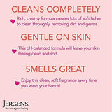 Jergens Extra Moisturizing Hand Soap, Liquid Hand Soap Refill Cherry Almond Scent, Hand Wash For Dry Hands, 15 Ounces