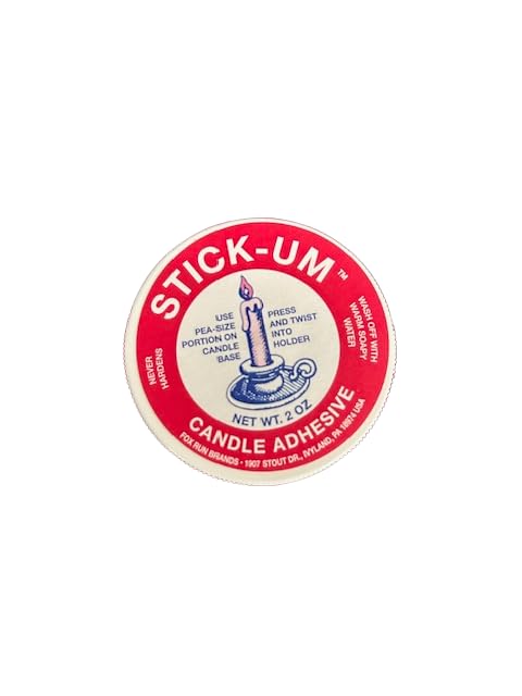 Fox Run Stick-Um Candle Adhesive, 0.5-Ounce