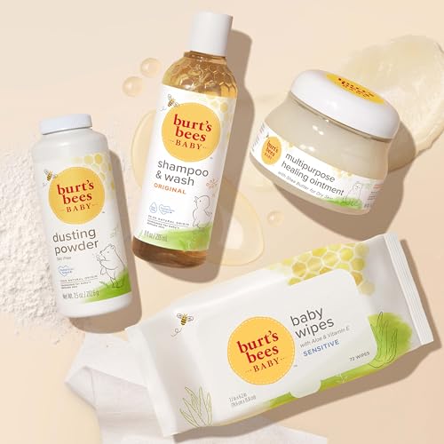 Burt's Bees Baby 100% Natural Multipurpose Ointment, Face & Body Baby Ointment – 7.5 Ounce Tub