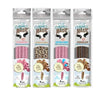 Milk Magic Milk Flavoring Straws, 4-Pack Bundle (16 count), Chocolate, Strawberry, Cotton Candy, Cookies & Cream Cereal Straws