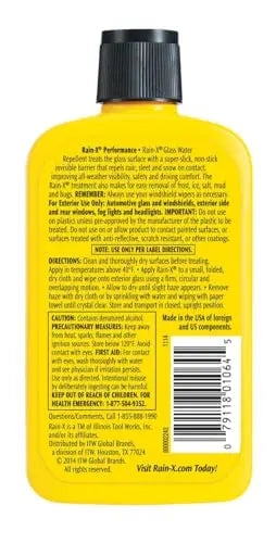 Rain-X 800002243 Glass Treatment, 7 oz. - Exterior Glass Treatment To Dramatically Improve Wet Weather Driving Visibility During All Weather Conditions