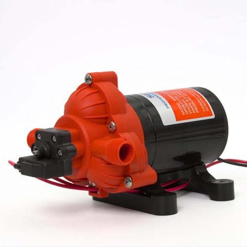 SEAFLO 33 Series 12V DC RV/Camper/Boat/Off-Grid Fresh Water Pressure Pump -12V, 3.0 GPM, 45 PSI, On Demand Self-Priming, Built-In Pressure Switch - NSF, CE & Rohs Certified, UL Listed, 4-Year Warranty