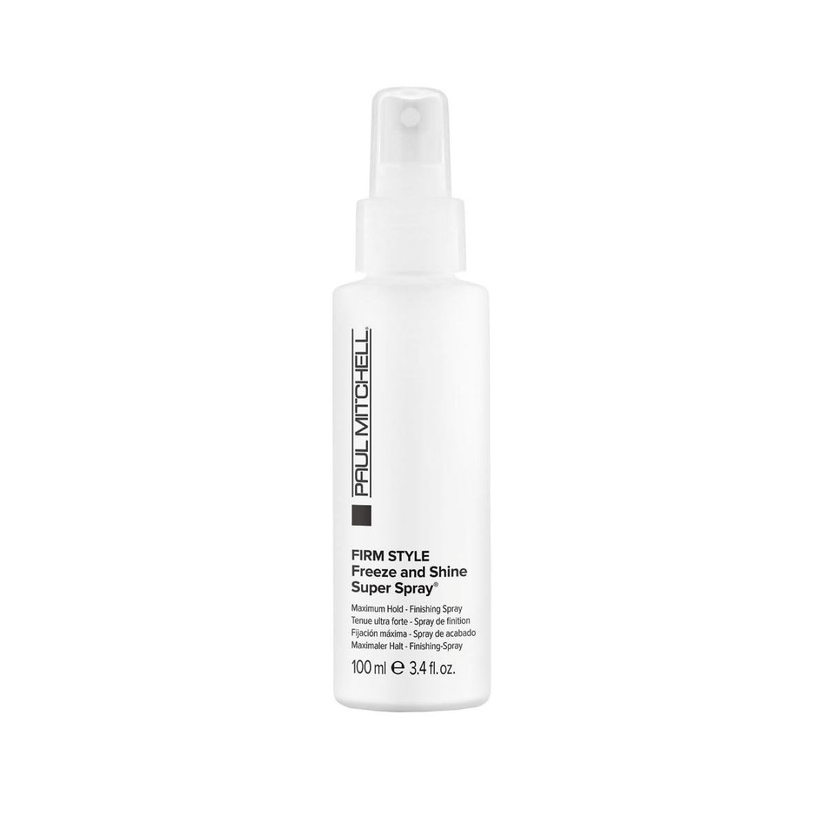 Paul Mitchell Freeze and Shine Super Hairspray, Maximum Hold, Shiny Finish Hairspray, For Coarse Hair, 8.5 fl. oz.