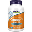 NOW Supplements, Omega-3 180 EPA / 120 DHA, Molecularly Distilled, Cardiovascular Support*, 100 Softgels