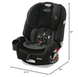 Graco Grows4Me 4-in-1 Car Seat, Convertible Infant to Toddler Car Seat and Booster, West Point Design, for 10 Years of Safe, Comfortable Journeys