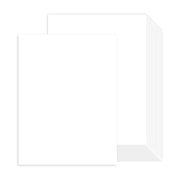 100 Sheets White Cardstock 8.5 x 11 Certificate Paper, Goefun White Card Stock Printer Paper for Invitations, Menus, Wedding, DIY Cards