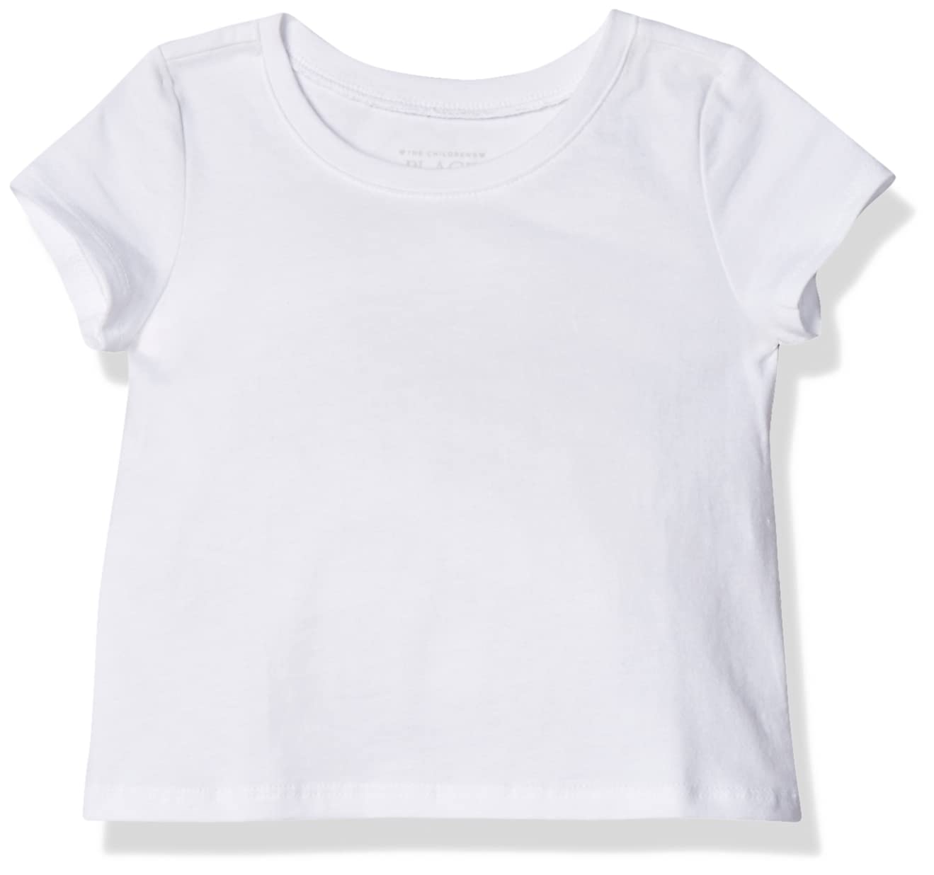 The Children's Place girls Uniform Basic Layering Tee Shirt, Black, 10 12 US