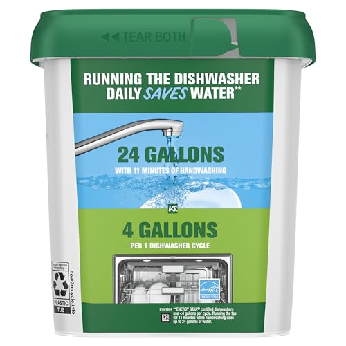 Cascade Free & Clear Dishwasher Pods, Dishwasher Detergent, Dish Detergent Soap, Lemon Essence, 47 Count