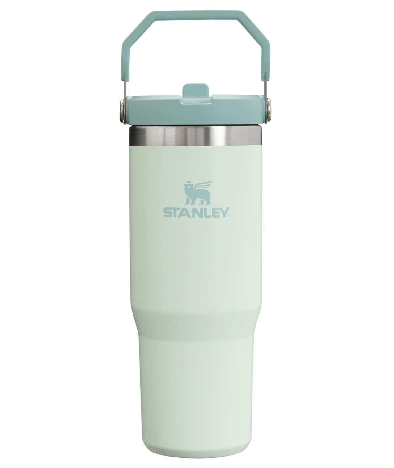 STANLEY IceFlow Stainless Steel Tumbler - Vacuum Insulated Water Bottle for Home, Office or Car Reusable Cup with Straw Leak Resistant Flip Cold for 12 Hours or Iced for 2 Days, Charcoal, 30OZ