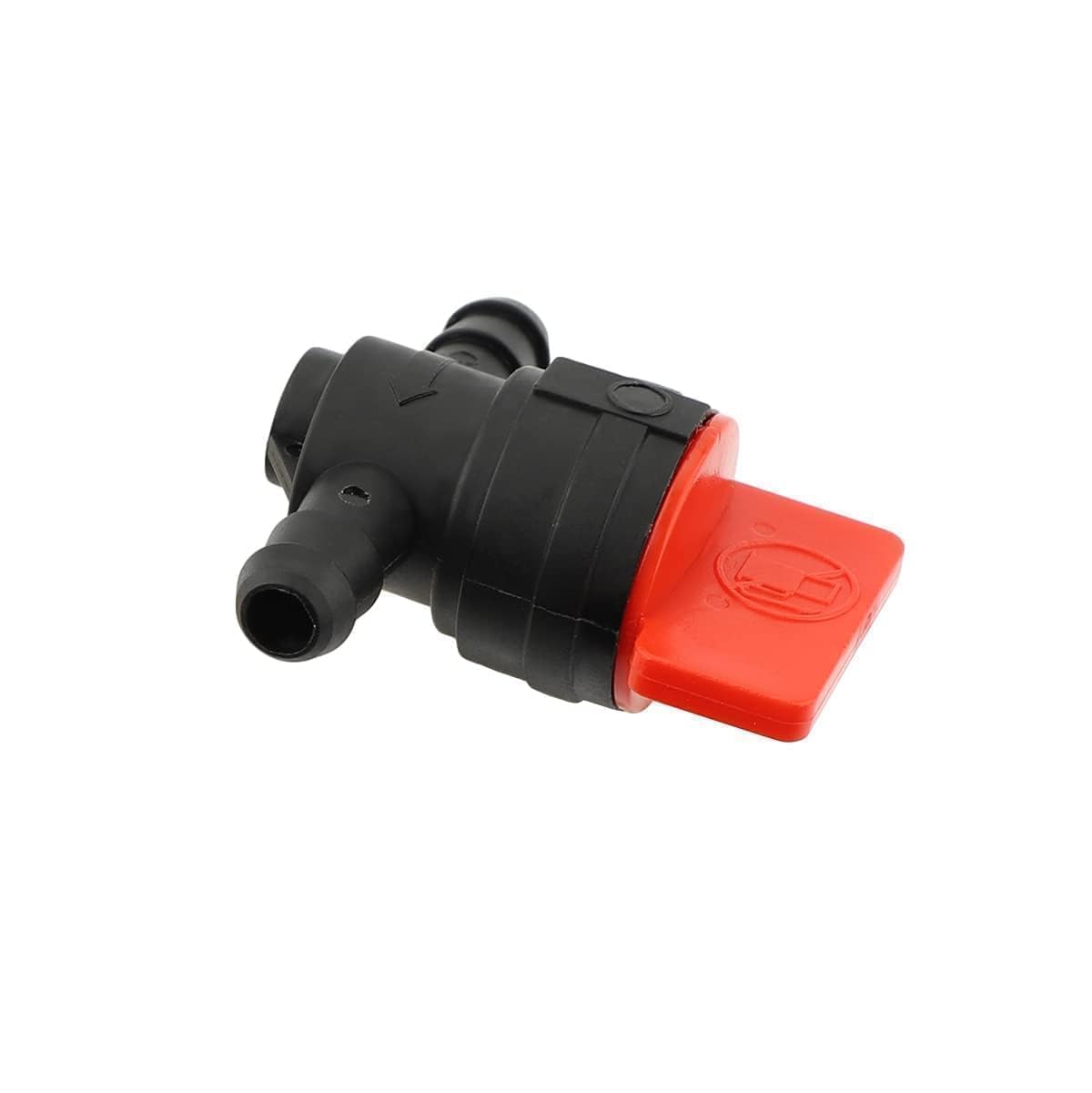 Buckbock 1/4" Inline Gas Fuel Shut Cut Off Valve for 493960 698183 698181 697947 9494768 5019H 5019K Small Engine Lawn Mower Parts 2pcs