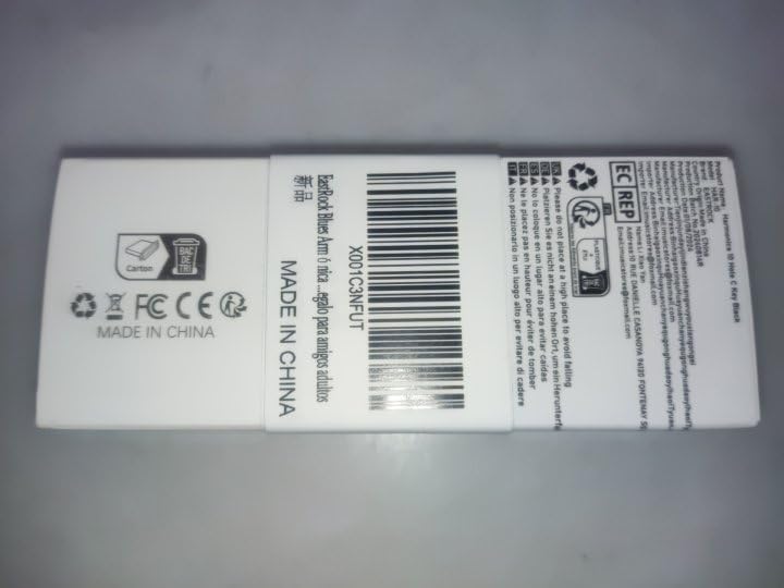 EastRock Blues Harmonica Mouth Organ 10 Hole C Key with Case, Diatonic Harmonica for Professional Player, Beginner, Students gifts, Adult, Friends, Gift Black