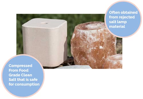 Himalayan Secrets® 11LB (5KG) Compressed Pink Himalayan Salt Lick | for Livestock and Wildlife Animals | 100% Pure & Natural Feed Salt Block | Natural Minerals and Trace Elements