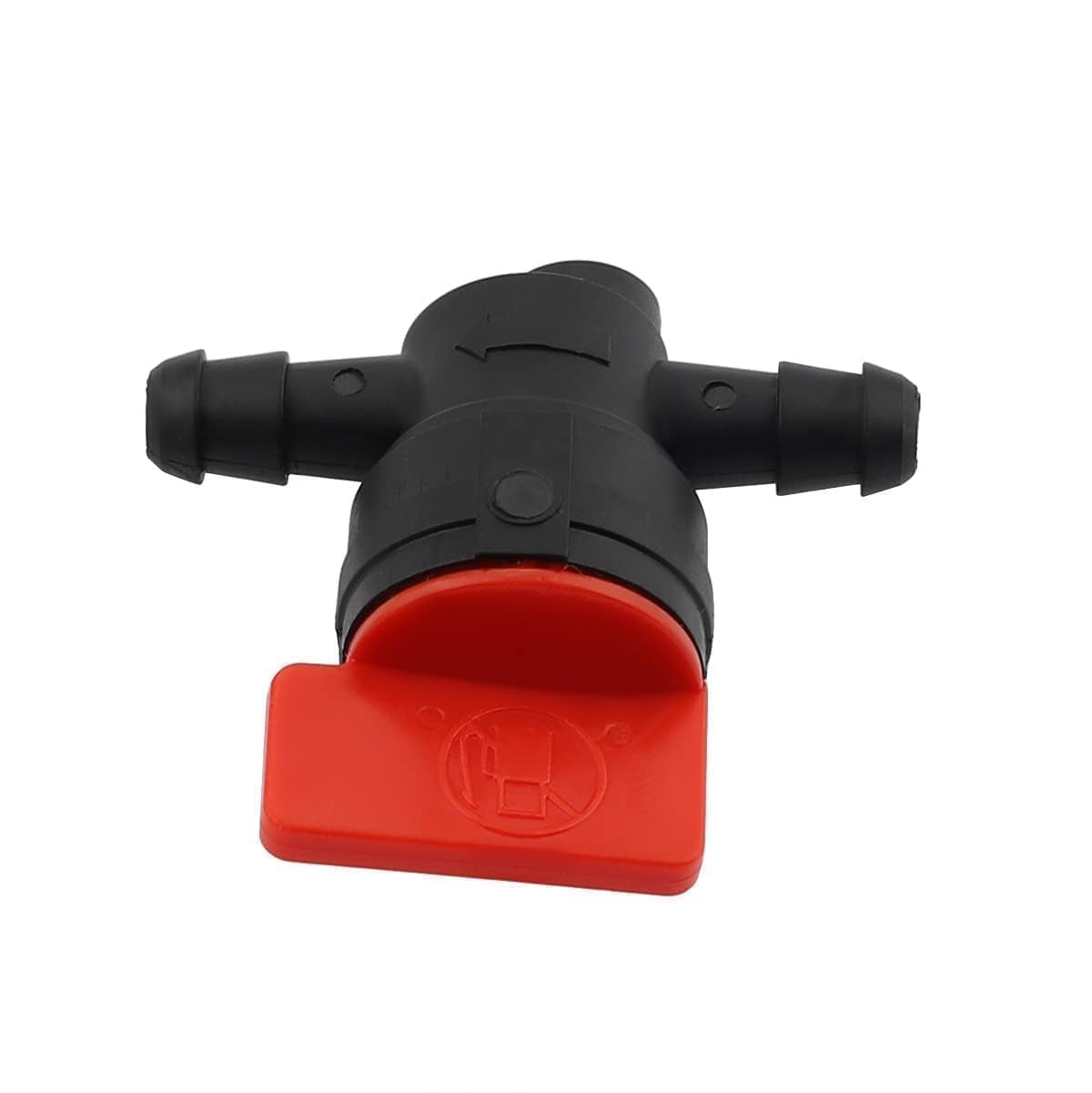 Buckbock 1/4" Inline Gas Fuel Shut Cut Off Valve for 493960 698183 698181 697947 9494768 5019H 5019K Small Engine Lawn Mower Parts 2pcs