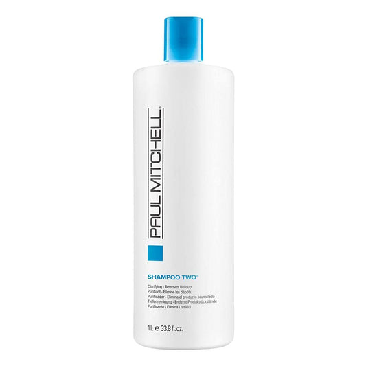 Paul Mitchell Shampoo Two, Clarifying, Removes Buildup, For All Hair Types, Especially Oily Hair, 33.8 fl. oz.