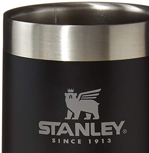 Stanley Stay-Chill Beer Stein 24 oz | Heavy Duty Big Grip Handle | Beer Tumbler Drink Cup, Holds 2 Cans | Insulated Stainless Steel Party Mug | BPA-Free | Matte Black