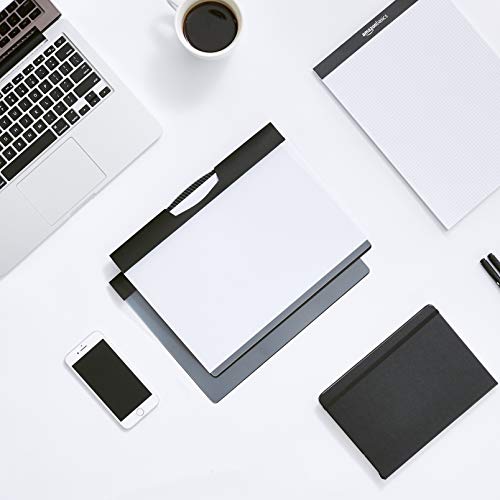 Amazon Basics Report Folder Cover with Clip, Pack of 10, Grey, 9 x 10.5 inches