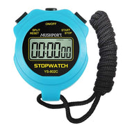 MUSHPORT Stopwatch Timer Only Stopwatch Mode, ON/Off Silent No-Clock No-Date No-Countdown Simple Operation, Digital Stop Watch for Sports Kids Coaches Swimming Running, Blue