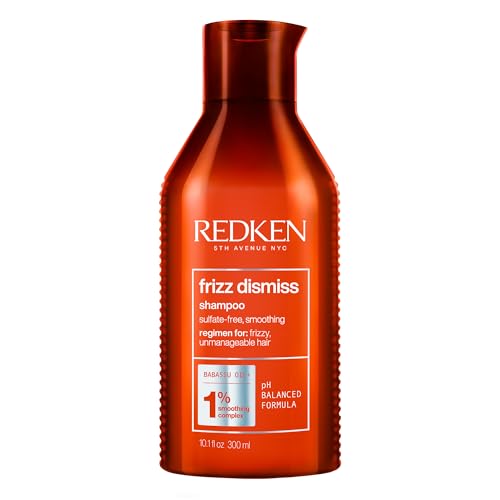 Redken Frizz Dismiss Shampoo | For Frizzy Hair | Smooths Hair & Manages Frizz | Sulfate Free | 33.8 Fl Oz