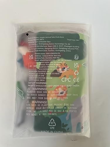 beiens Baby Books Toys, Touch and Feel Crinkle Cloth Book for Infant Baby 0-3-6-12-18 Months, Early Development Interactive Stroller Soft Toys, Newborn Gifts for Boys Girls