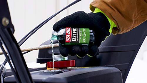 STA-BIL Fast Fix - Small Engine Treatment, Cleans Carburetors and Injectors, Fixes Rough Running Engines, Eliminates Water, Treats Up to 20 Gallons, 8oz (22304) , Green