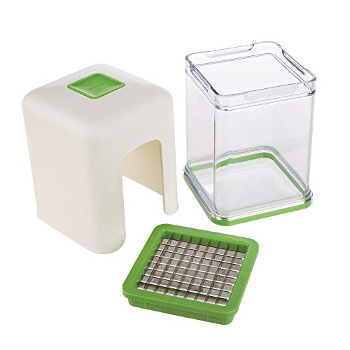 PrepWorks Tower Fry Cutter – Heavy-Duty Potato Cutter for Perfect Fries, Easy-to-Use, Stainless Steel Blades, BPA-Free