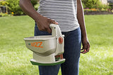 Scotts Wizz Spreader for Grass Seed, Fertilizer, Salt and Ice Melt, Handheld Spreader Holds up to 2,500 sq. ft. of Product