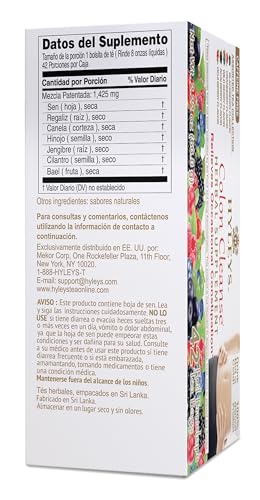 Hyleys Colon Cleanse Tea Assorted Flavors - 42 Tea Bags (1 Pack)