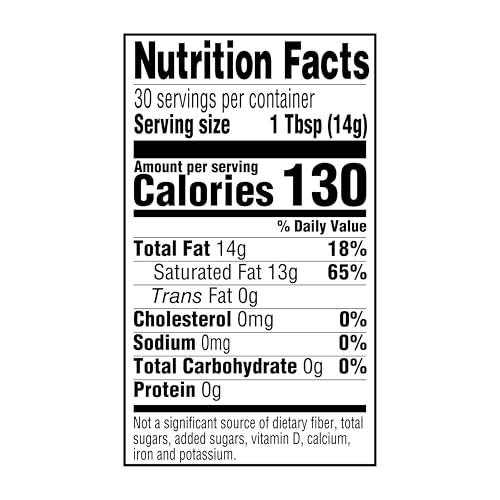 Amazon Grocery, Organic Virgin Coconut Oil, 15 Fl Oz (Previously Amazon Fresh, Packaging May Vary)