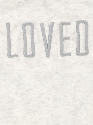 Simple Joys by Carter's Unisex Babies' Cotton Sleeper Gown, Pack of 3, Grey/White, 0-3 Months