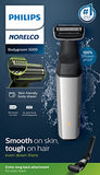 Philips Norelco Bodygroom Series 5000 Showerproof Body & Manscaping Trimmer for Men with Back Attachment, BG5025/40