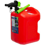 Scepter FR1G252 Fuel Container with Spill Proof Smart Control Spout with Bonus Spout Extender, Red Gas Can, 2 Gallon