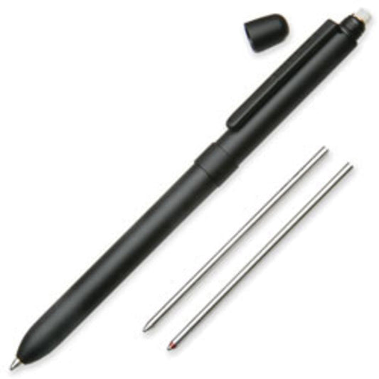 SKILCRAFT B3 Aviator Multi-function Pen Black/Red Ink, Medium Point with Pencil (7520-01-564-9906)