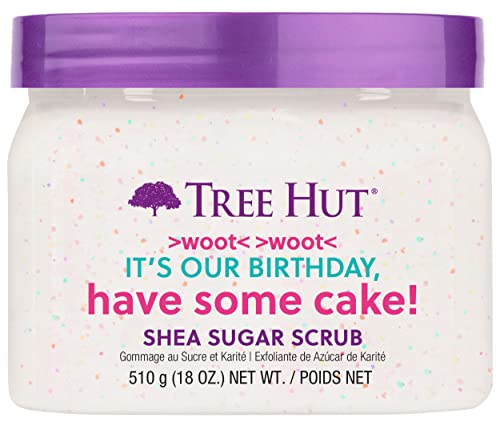 Tree Hut Ultra Hydrating and Exfoliating Sugar Scrub Mocha & Coffee Bean for Nourishing Essential Body Care, 18 Ounce