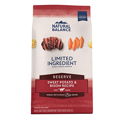 Natural Balance Limited Ingredient Adult Grain-Free Dry Dog Food, Chicken & Sweet Potato Recipe, 24 Pound (Pack of 1)