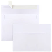 Joyberg 50 Packs 5x7 Envelopes, White A7 Envelopes for Invitations, Printable, Self Seal for Weddings, Invitations, Photos, Postcards, Greeting Cards, Mailing