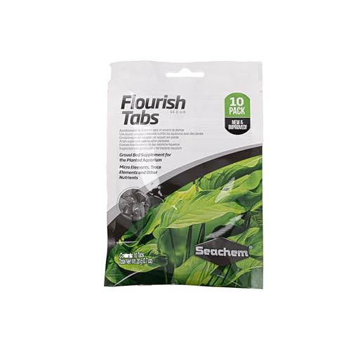Seachem Flourish Tabs Growth Supplement - Aquatic Plant Stimulant 10 ct