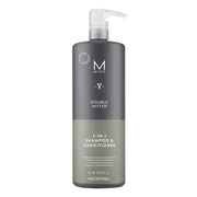 MITCH by Paul Mitchell Double Hitter 2-in-1 Shampoo and Conditioner for Men, For All Hair Types, 33.8 fl. oz.