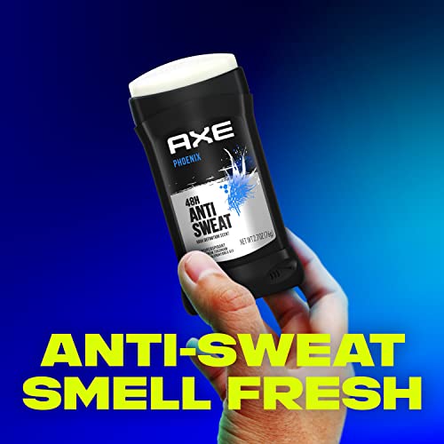 AXE Antiperspirant Deodorant for Men Phoenix 4PK 48H Sweat & Odor Protection for Long Lasting Freshness, Crushed Mint & Rosemary Men's Deodorant 2.7 oz